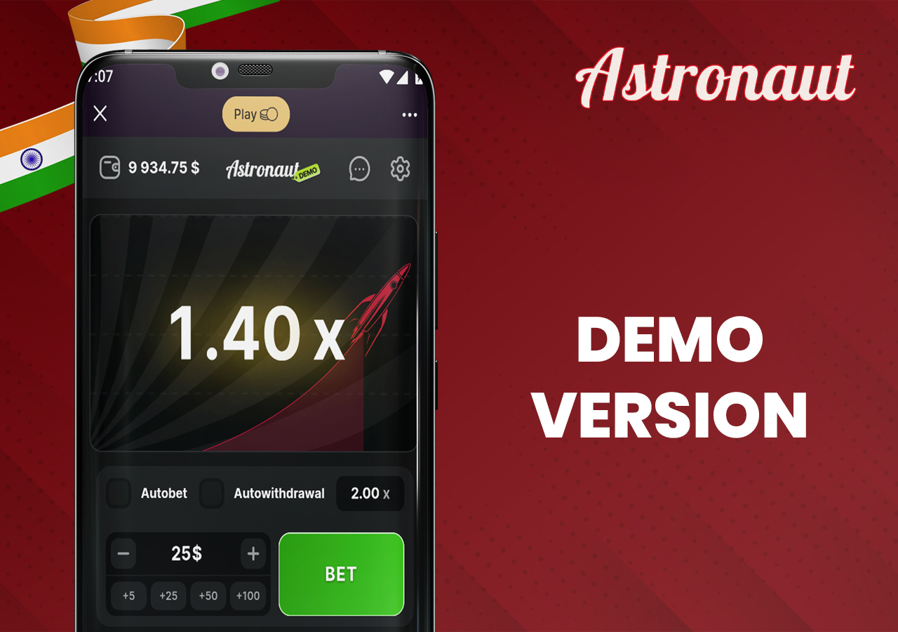 Astronaut game free demo mode preview