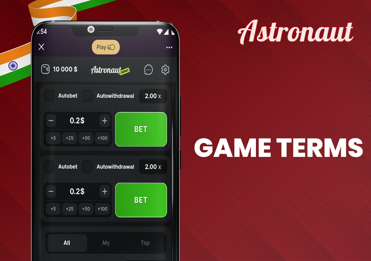 Astronaut crash game betting terminology guide